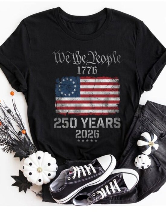 Tops - We The People 250 Years of Freedom, Patriotic Tee
